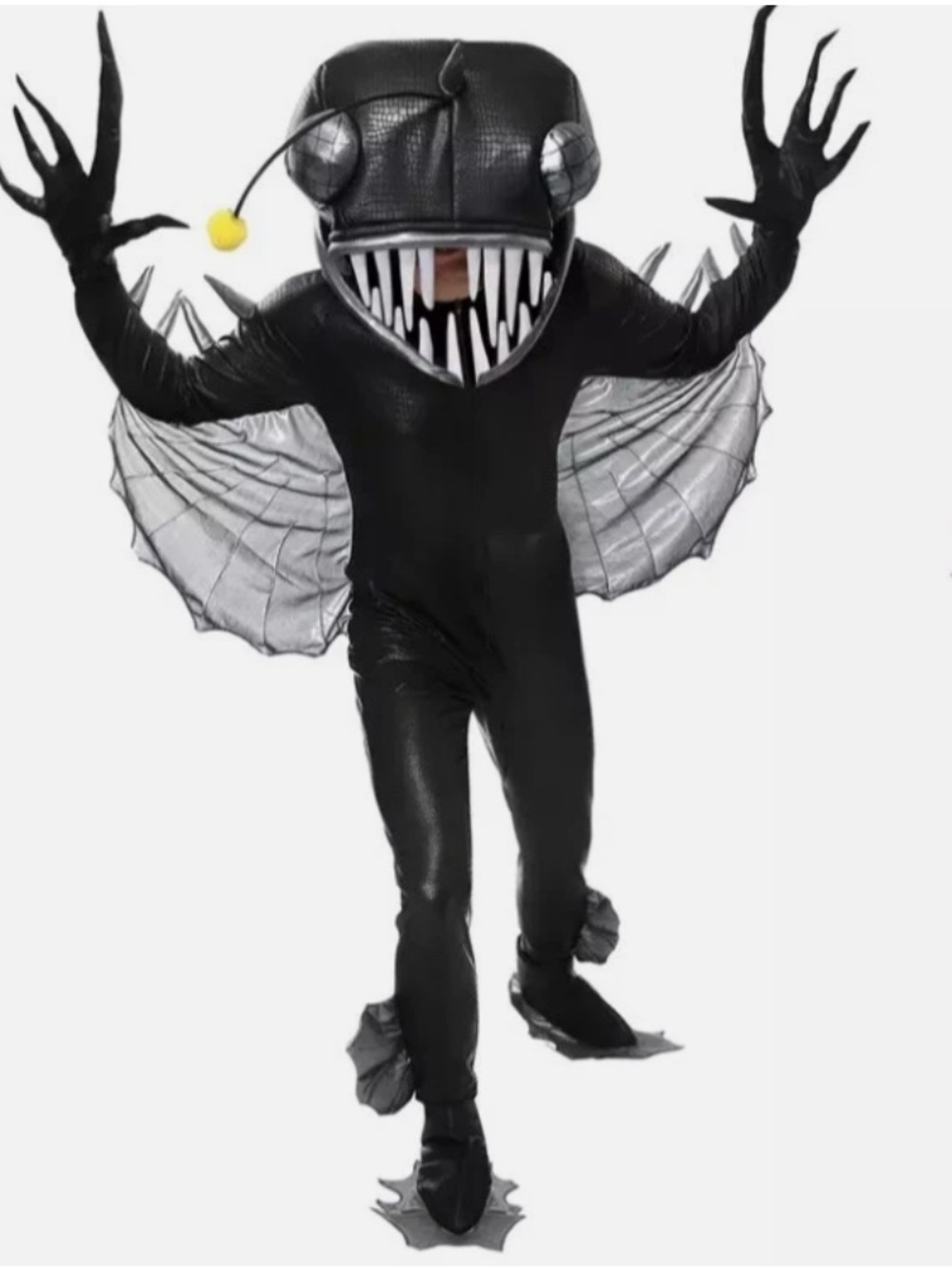 Halloween Kids Angler Fish Costume L